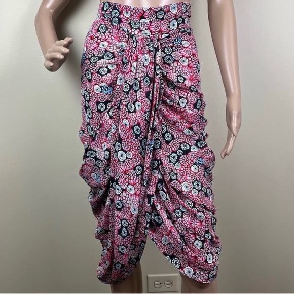 NEW ISABEL MARANT REVOLVE SILK BLEND PRINTED SKIRT - Picture 2 of 8